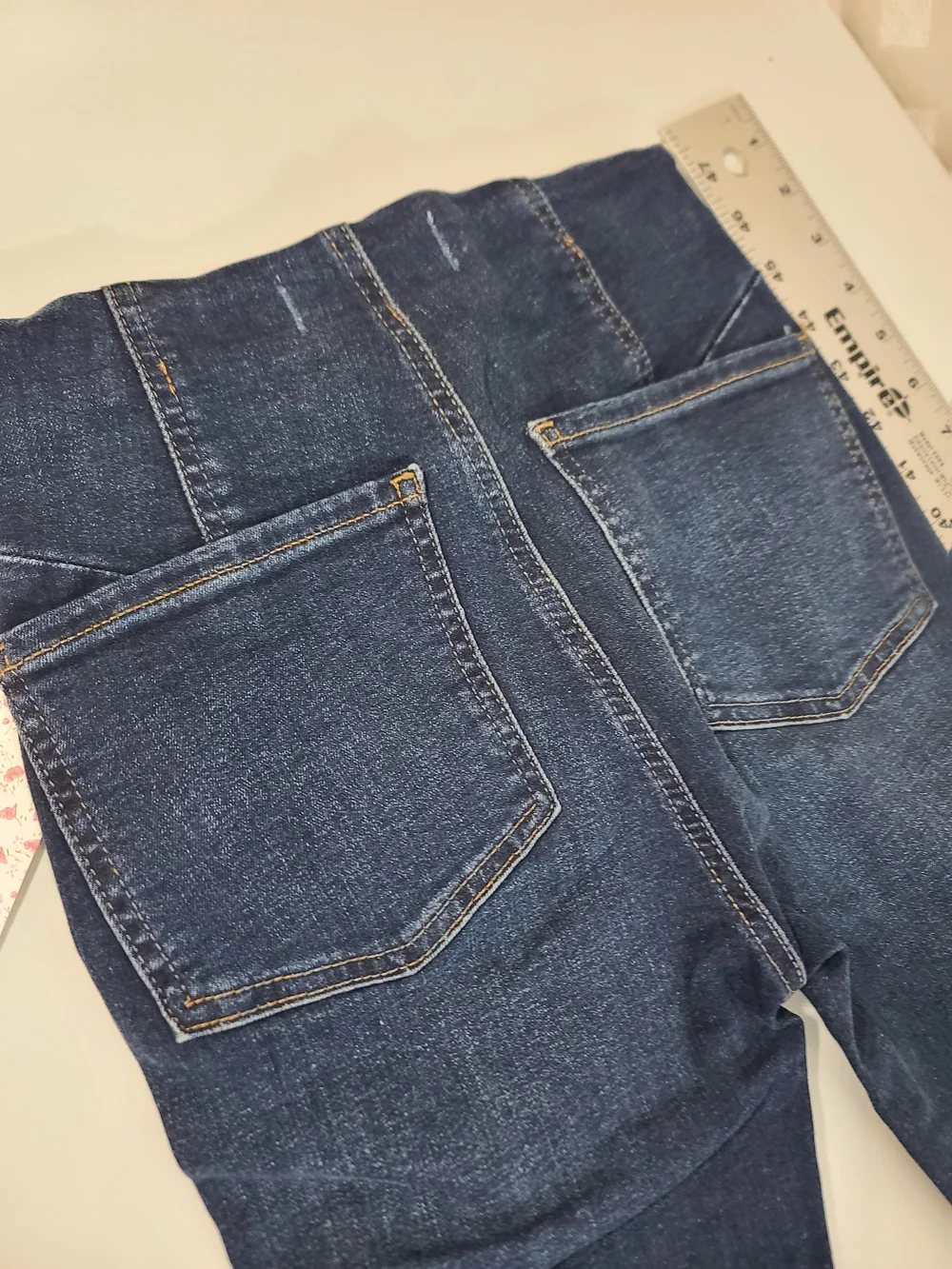 Free People Dark Blue Skinny Jeans